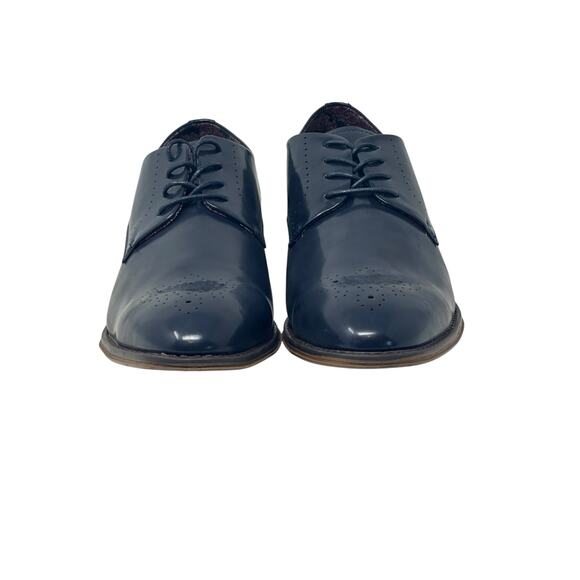 Madden Cratik Derby navy oxford dress shoes size 12